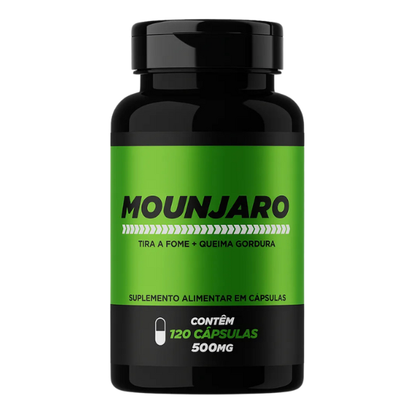 Mounjaro 120 Cápsulas 500mg 100% Original Sem Sabor