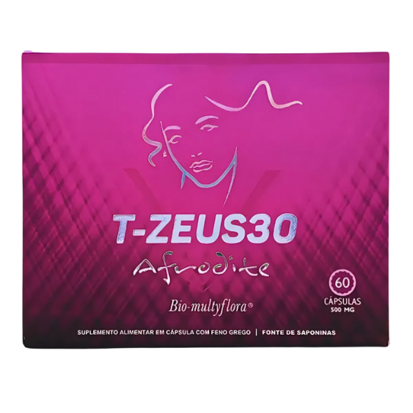 T-ZEUS 30 Afrodite – Suplemento Alimentar Feminino | 60 Cápsulas (30 Doses)