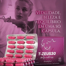 T-ZEUS 30 Afrodite – Suplemento Alimentar Feminino | 60 Cápsulas (30 Doses)