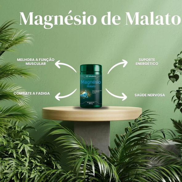 Magnésio de Malato 60 Cápsulas 450mg – Lótus Nutri | Sem Sabor