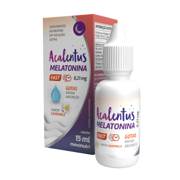Acalentus Melatonina em Gotas – Sono Natural e Restaurador