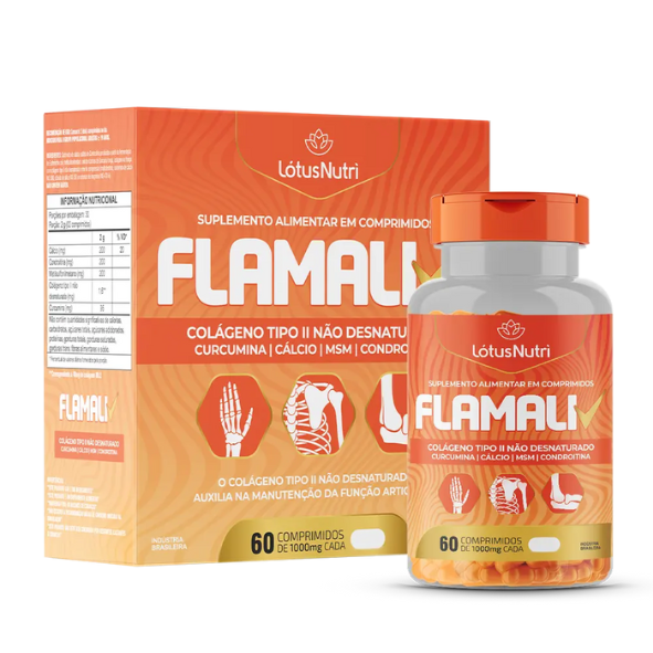Flamaliv – Suplemento Natural para Dores e Saúde Articular | 60 Cápsulas de 1000mg