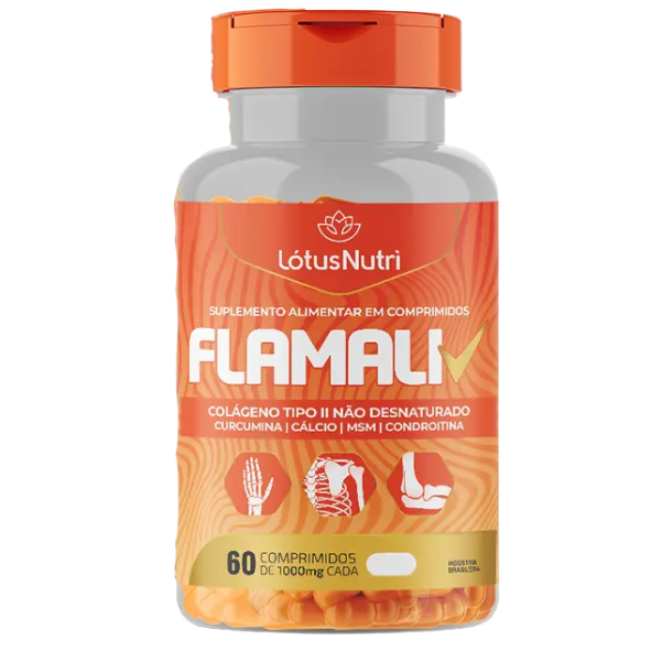 Flamaliv – Suplemento Natural para Dores e Saúde Articular | 60 Cápsulas de 1000mg