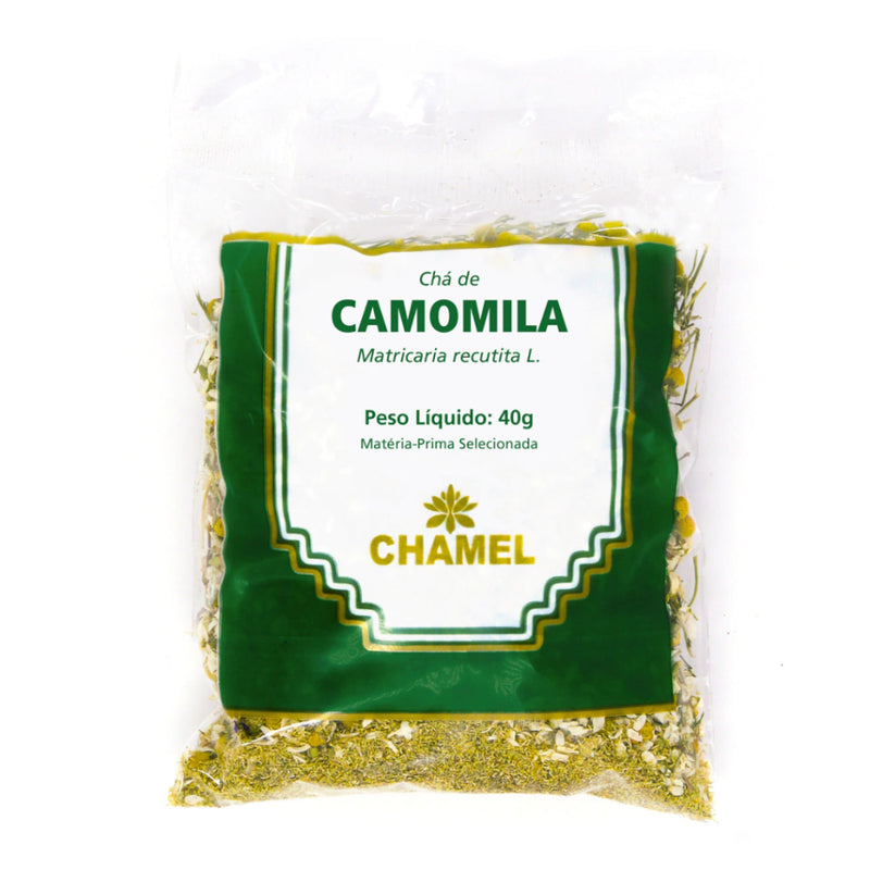 Kit 3 pacotes de Camomila Flores 40g - Chamel