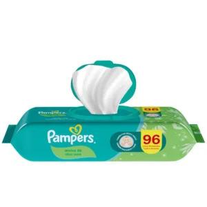Lenço Umedecido Pampers Aroma de Aloe Vera 96 unidades